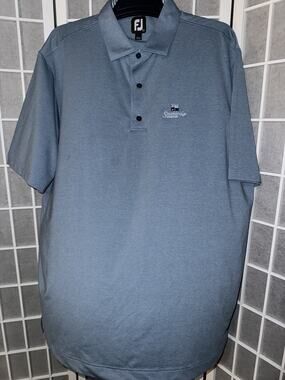 FootJoy Jersey Performance Polo Shirt Blue Southbridge Savannah Men's XL